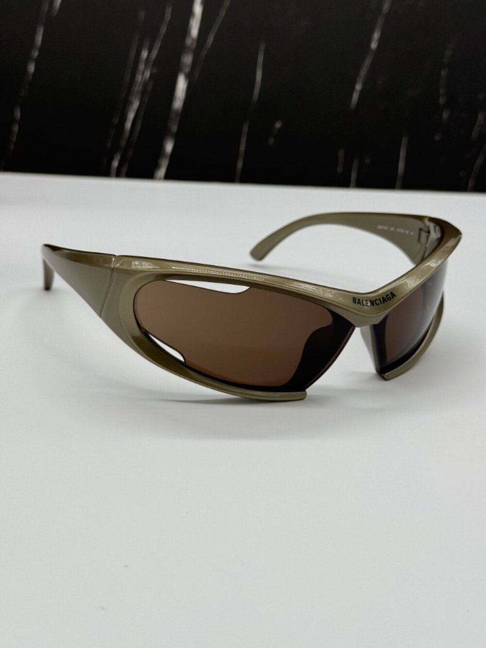 NEW BALENCIAGA BB0318S 004 BRONZE UNISEX SUNGLASSES BALENCIAGA EYEWEAR - Picture 5 of 10